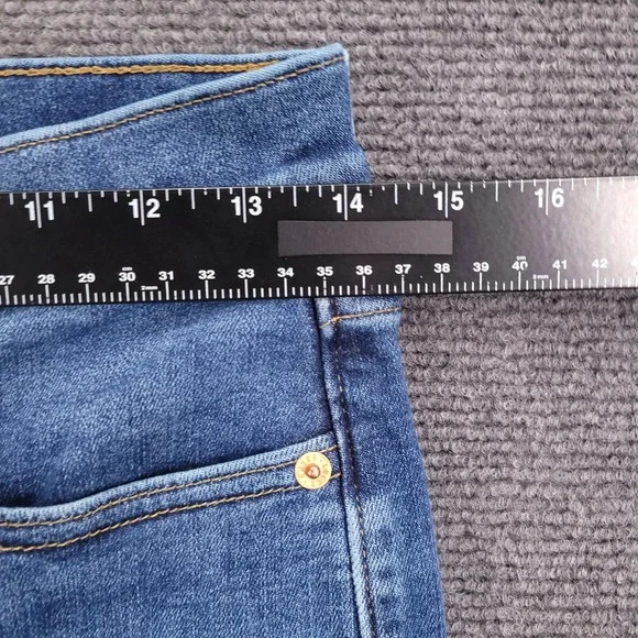 LUCKY BRAND Jeans Size 8/29 Long ZOE High Rise Straight Medium Wash Denim - Picture 10 of 15